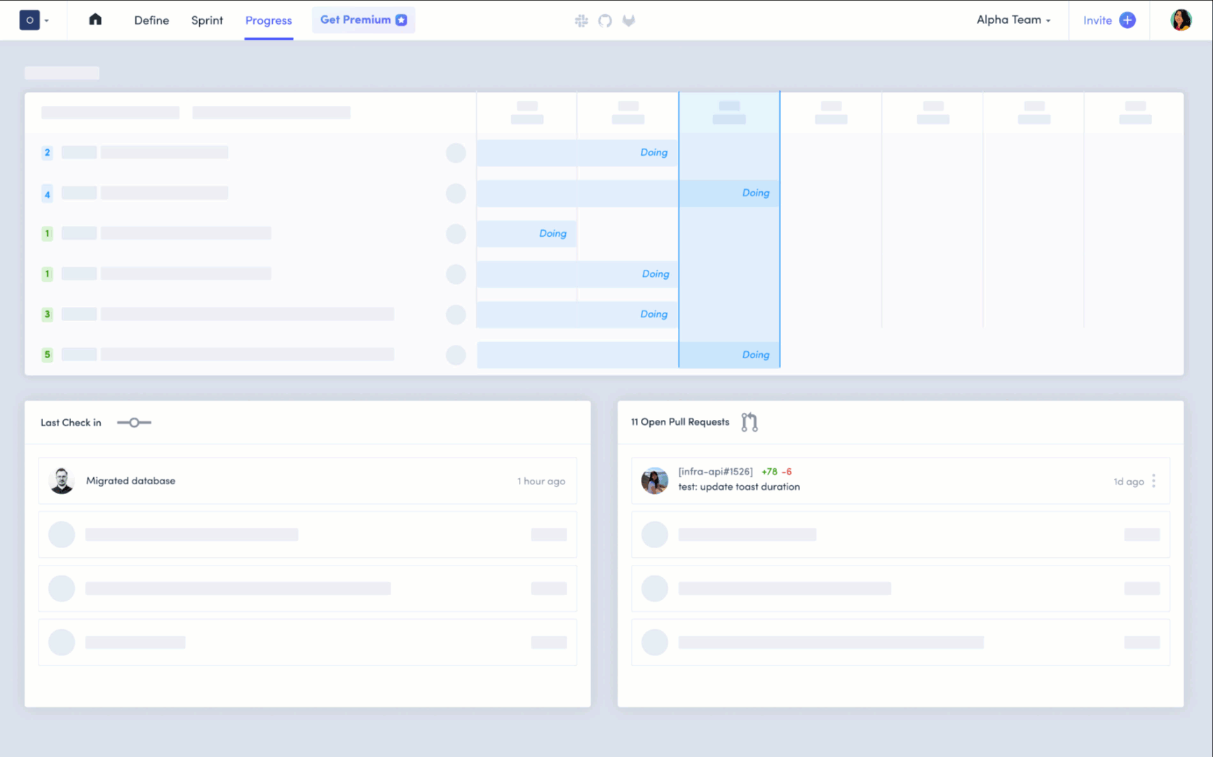 Automated Status Animation