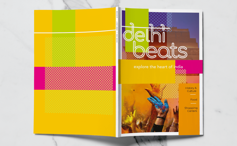 Delhi Beats Website Screens