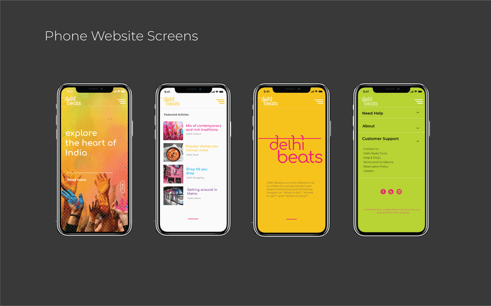 Delhi Beats Website Screens 13
